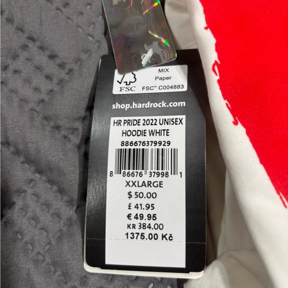 Hard Rock Cafe Multicolor Graphic Hoodie - Picture 3 of 3